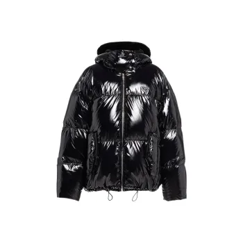 PRADA Down Jacket Coat Women's Black
