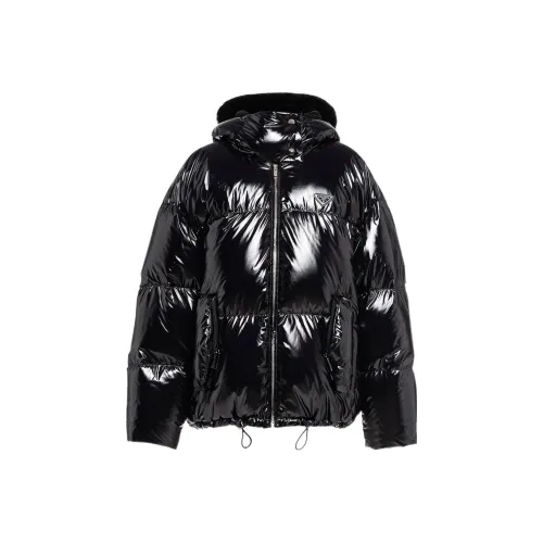 PRADA Down Jacket Coat Women's Black