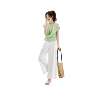 Mo Han Yi Mei T Shirt Women's Green Apple Green