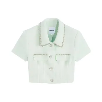 Bebe SS24 Jackets Coats Women's Light Green