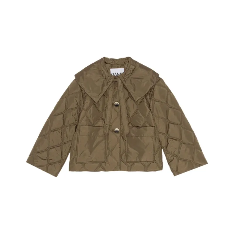 GANNI Jackets Women's Brown-0