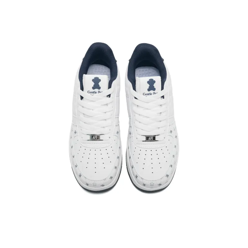Teddy Bear Collection Coverage, Abrasion Resistant, Lightweight, And Breathable Low Top Skateboard Shoes Unisex-4