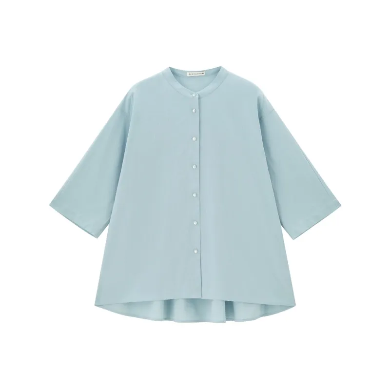UNIQLO Shirt Women's Dusty Blue-0
