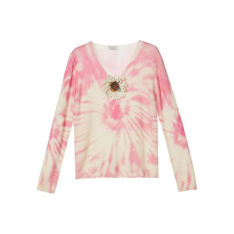 MICartsy Cashmere Sweater Women's Pink-0