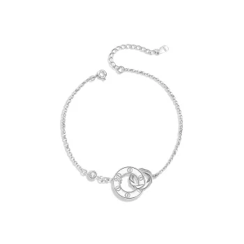 AUGUST HARMONY S925 Silver Cubic Zirconia Bracelets Unisex