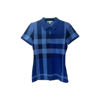 Burberry Polo Shirt Women's Blue