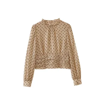 SHUIYUNJIAN Shirt Women's Light Khaki