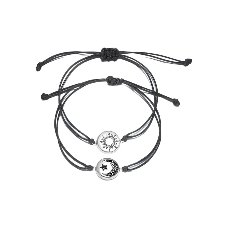 MIDNIGHT MOMENT Alloy Rope Bracelets Unisex-15