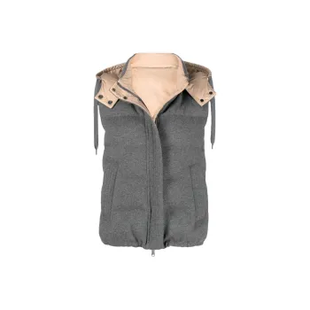 Brunello Cucinelli Down Jackets Women's Gray