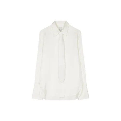 Paul Smith Curved Hem Button Up Tie Shirt