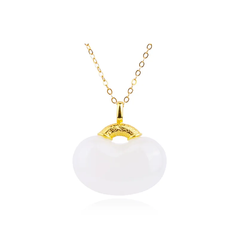 CHINA GOLD Pendants Pale Greenish White Jade Women's-0