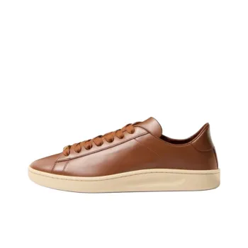 Valentino Royco Low Top Skateboard Shoes Men's Tobacco Brown