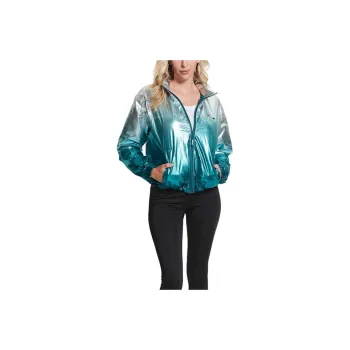 GUESS Cheryl Windbreaker Jackets Coats Women's Blue