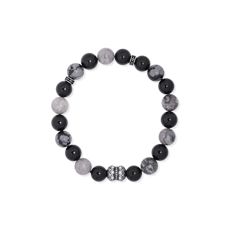 JUICY GRAPE Obsidian Bracelets Unisex-0
