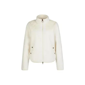 BARBOUR Rockling Fleece Jackets Coats Women's White