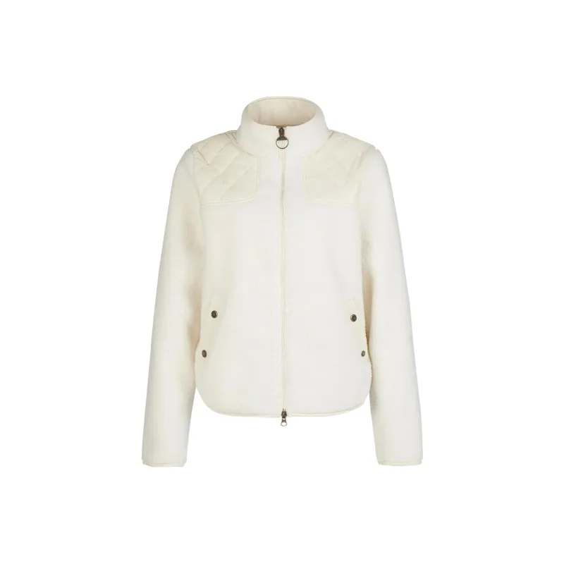 BARBOUR Rockling Fleece Jackets Coats Women's White-0