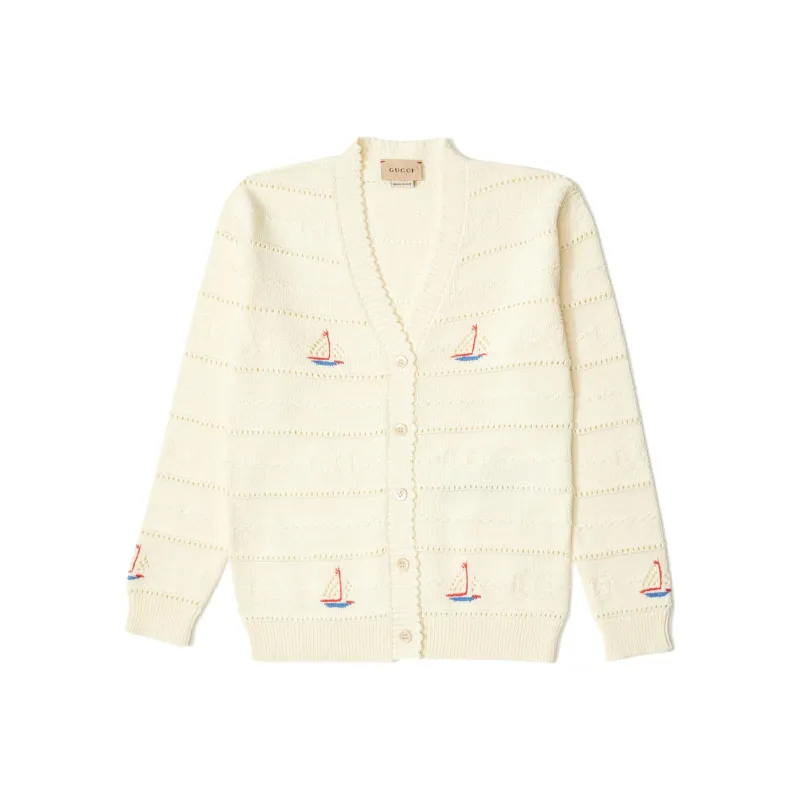 GUCCI SS23 Knitwear Women's Cream-0