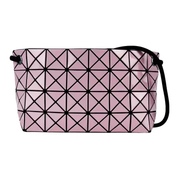 ISSEY MIYAKE PVC Resin Crossbody Bag, Shoulder Bag Women's Light Pink