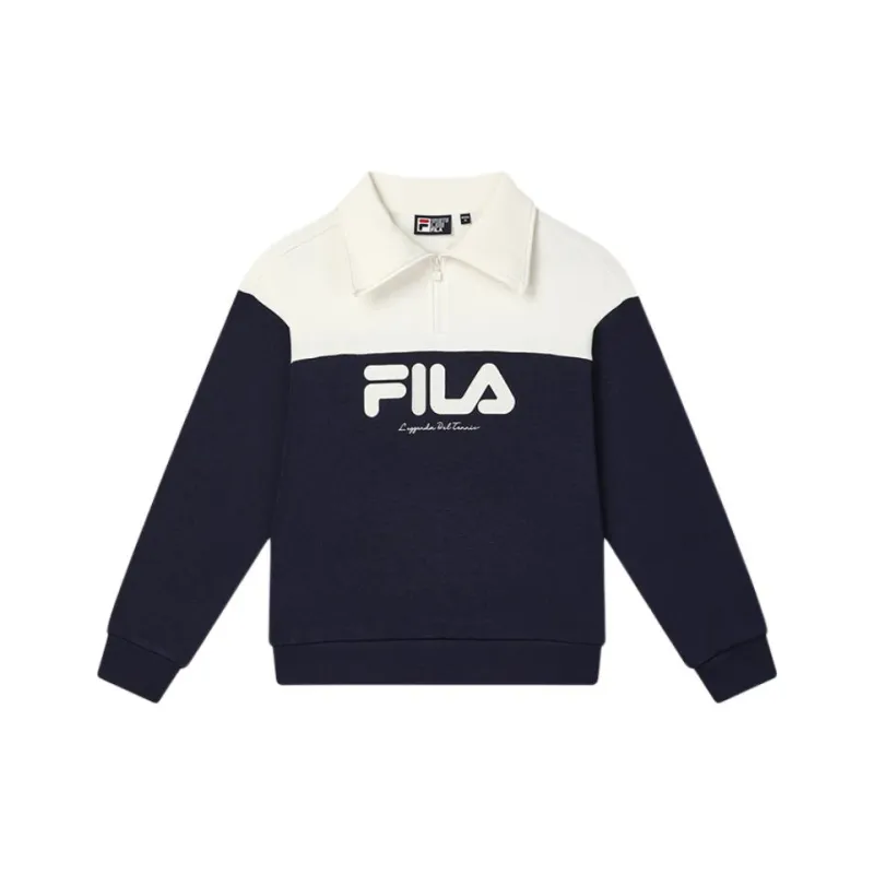 FILA ORIGINALE Knitwear Women's Night Machine Blue-0