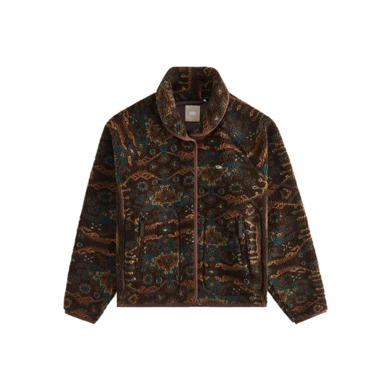 KITH Women's Grayson Jacquard Sherpa Jacket 'Incognito'-0