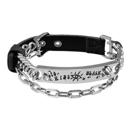 BLACKHEAD Denim, Titanium Steel Bracelets Unisex
