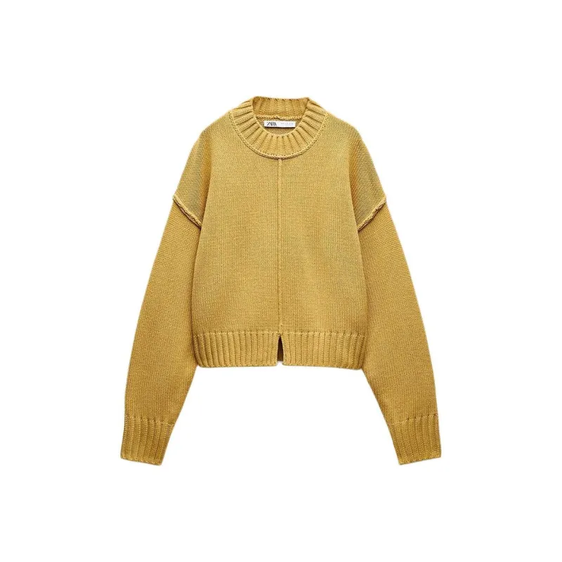ZARA Knitwear Women's Yellow-0