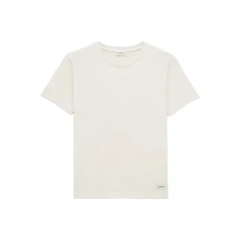 SAINT LAURENT Logo Patch Crewneck T Shirt