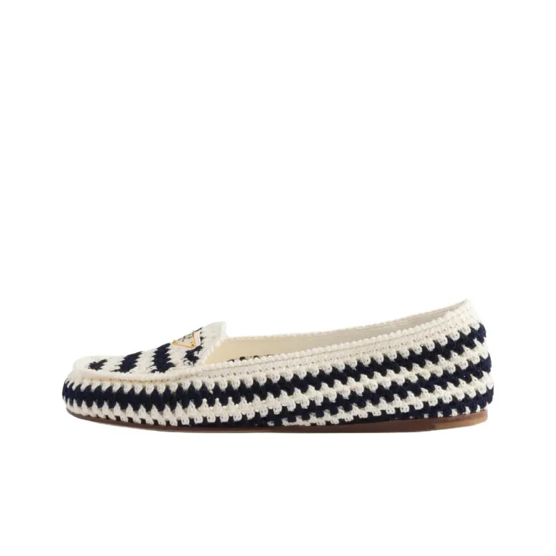 PRADA Crochet Loafers Women's-0