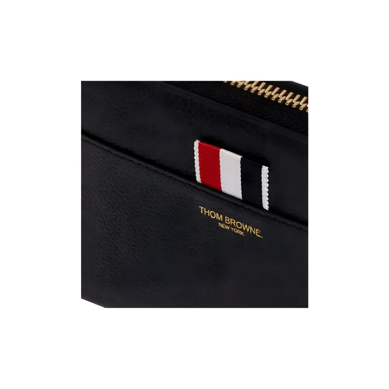 THOM BROWNE Logo Embossed Zipped Wallet-4