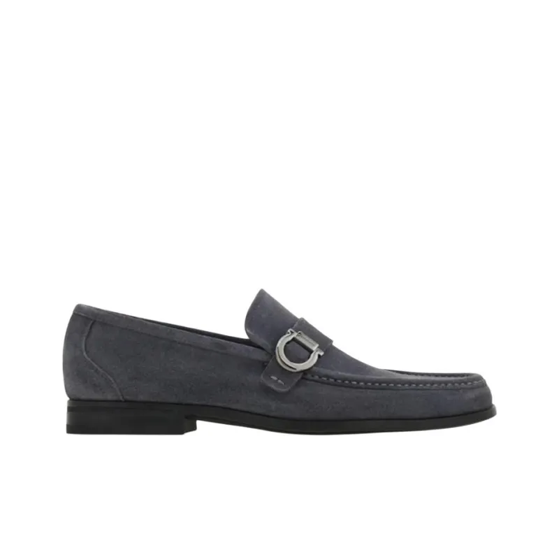 FERRAGAMO GANCINI Loafers Men's Dusty Gray-1
