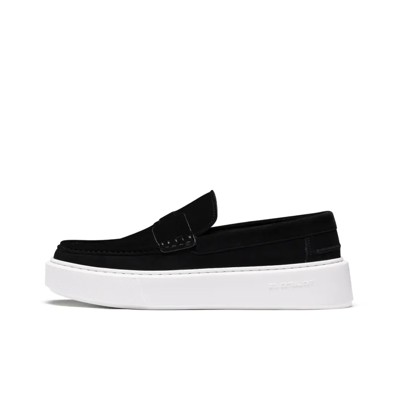 TRUFFAUT Vintage Platform Casual Slip on Low Top Height Increasing Skateboard Shoes Men's-0