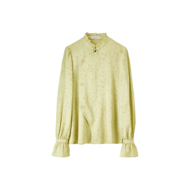 SENTUBILA Shirts Women's Green-0