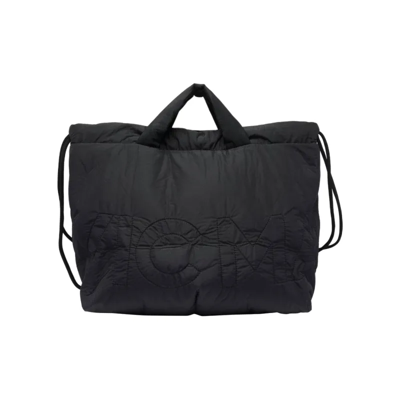 Vic Matie Fabric Tote Bag, Shopping Bag, Handbag Unisex Black-1