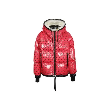 Moncler Grenoble Graphic Printed Hooded Puffer Jacket