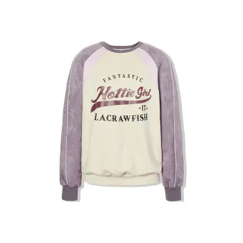LA CRAWFISH Sweatshirts Women's Taro Purple