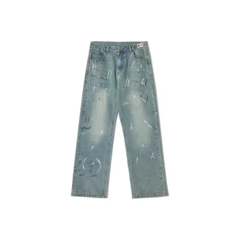FCB ARCELONA Jeans Unisex Jacquard Blue