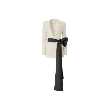 CarolinaHerrera Sash Peak-lapel Jacket