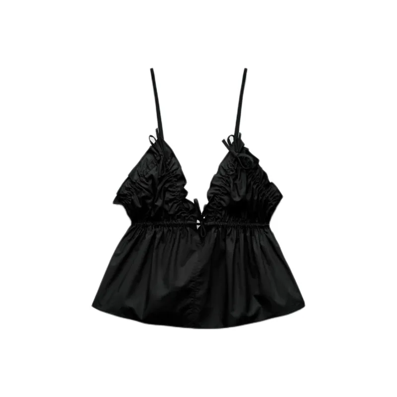ZARA Trf Camisole Women's Black-0