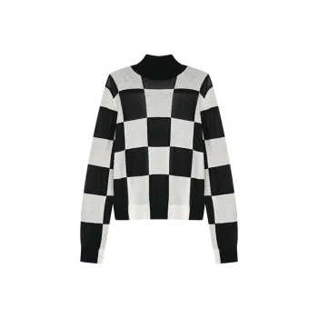 UOOYAA 「Professional Women's」 Collection Knitwear Women's Black White