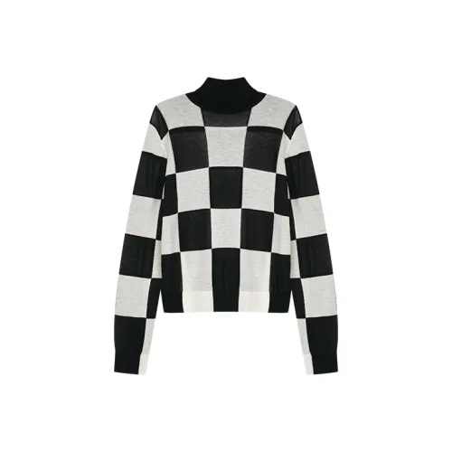 UOOYAA 「Professional Women's」 Collection Knitwear Women's Black White