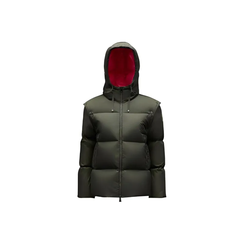 Moncler Down Jacket Women's Dark Green-0