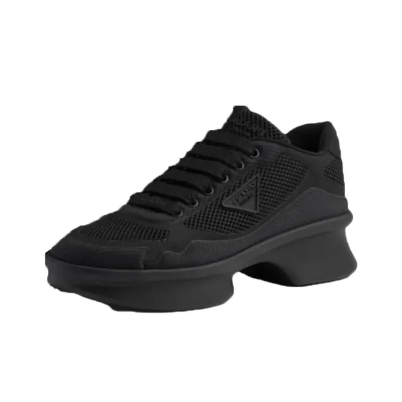 PRADA Logo Patch Trainers Women's-0