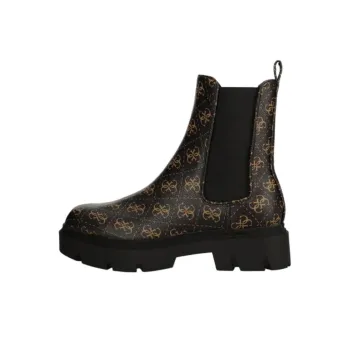 GUESS REYON Short Chelsea Boots Women's Dark Brown