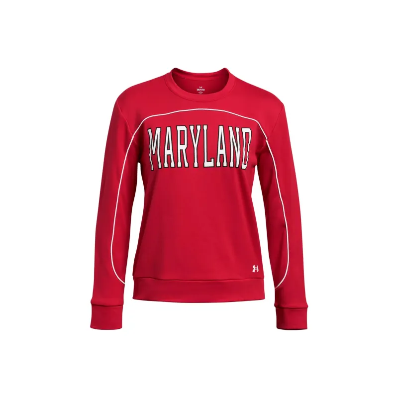 Under Armour University Of Maryland College Park Sweatshirt Women's Red-0