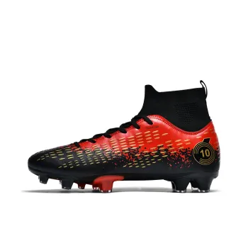 Slazenger FG Rubber Long Studs TT Rubber Broken Studs Anti Slip Wear Resistant Soccer Shoes Unisex