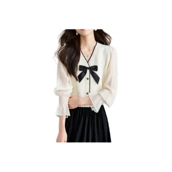 Korean Style T-Shirt Women's Ecru