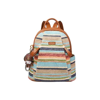 AOKANG Fabric Backpack Laptop Bag Backpack Tubas Women's Multicolor