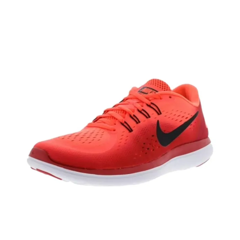 Nike Flex 2017 RN Anti-Slip Wear-Resistant Low-Top Casual Running Shoes Unisex Orange-2