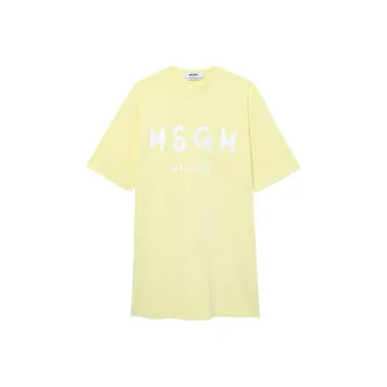 MSGM T Shirts Women's Yellow