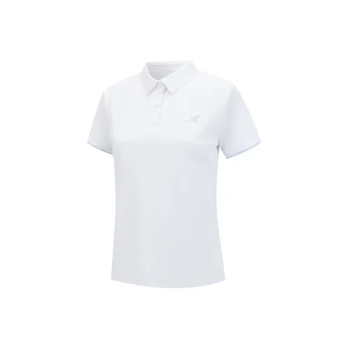 XTEP Polo Shirt Women's Pearl White